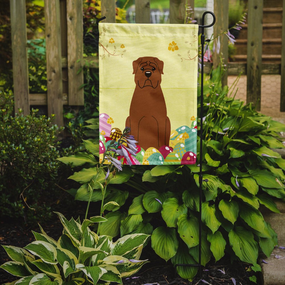 Easter Eggs Dogue de Bourdeaux Flag Garden Size BB6073GF  the-store.com.