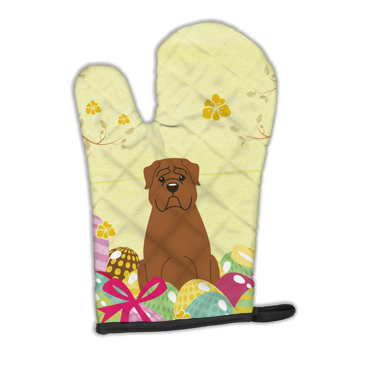 Easter Eggs Dogue de Bourdeaux Oven Mitt BB6073OVMT  the-store.com.