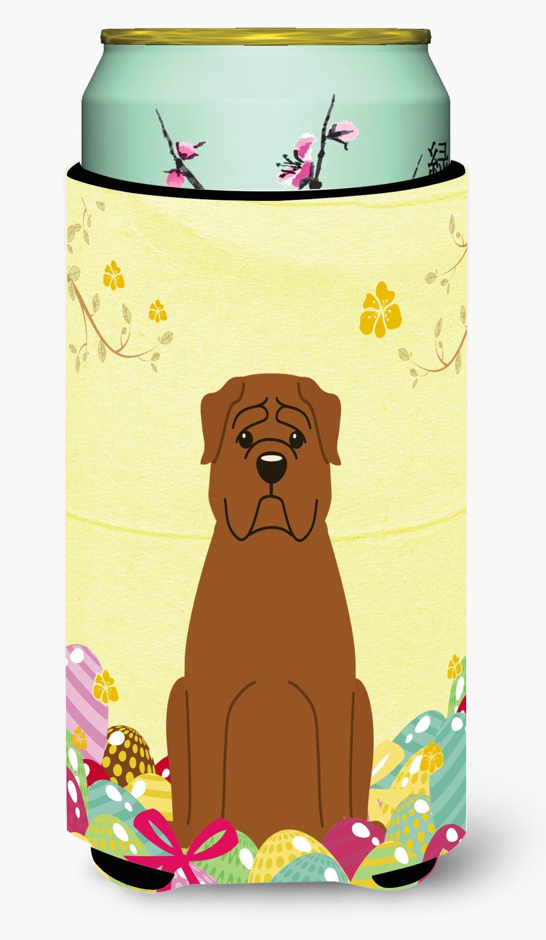 Easter Eggs Dogue de Bourdeaux Tall Boy Beverage Insulator Hugger BB6073TBC by Caroline&#39;s Treasures