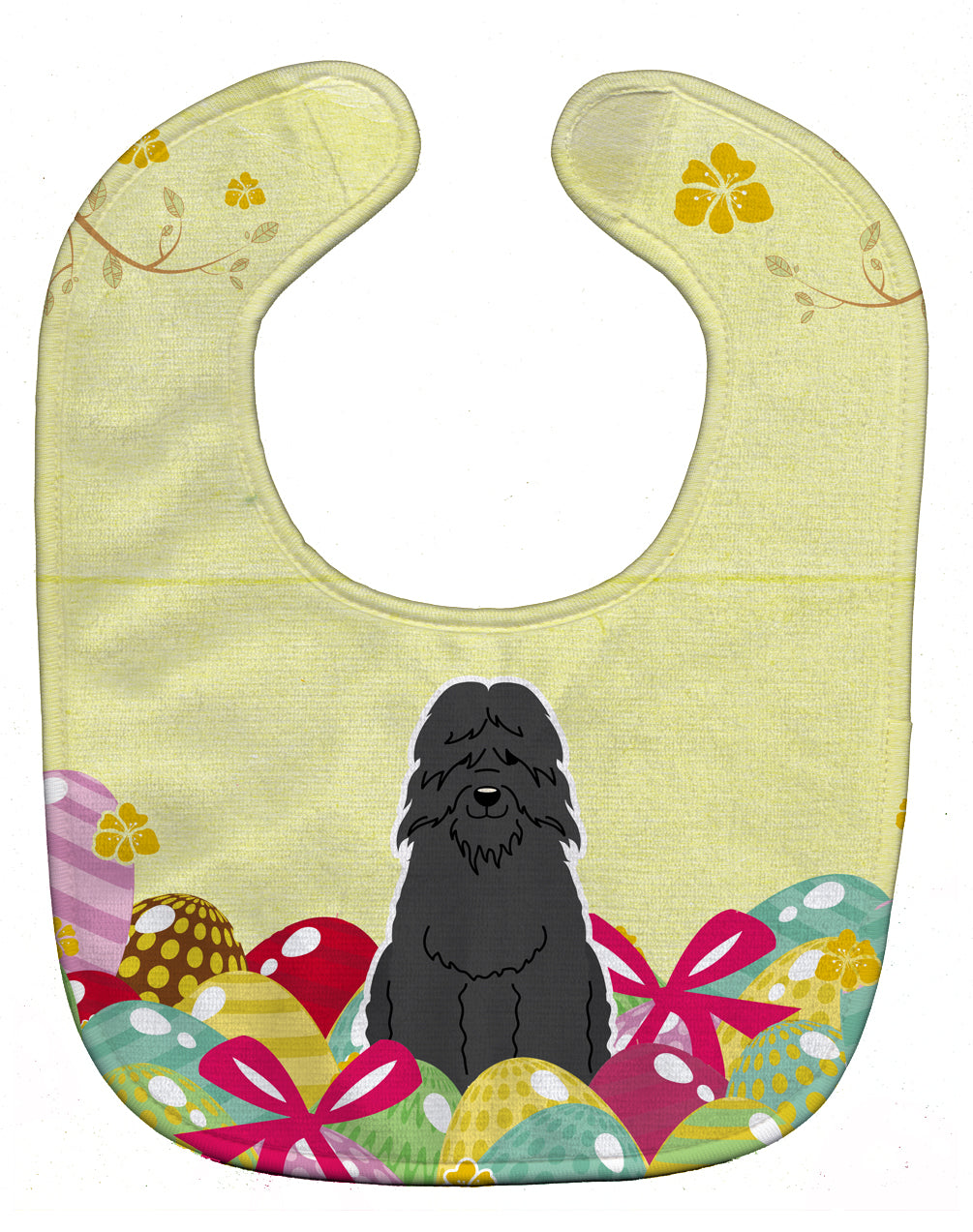 Easter Eggs Bouvier des Flandres Baby Bib BB6074BIB - the-store.com