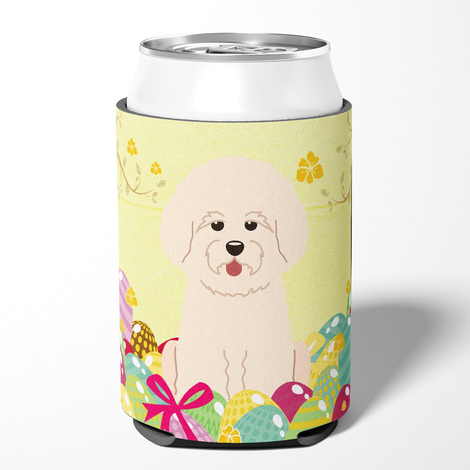 Easter Eggs Bichon Frise Can or Bottle Hugger BB6075CC  the-store.com.