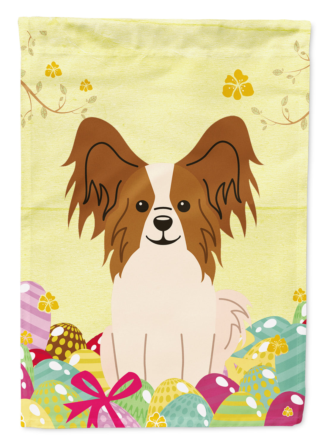 Easter Eggs Papillon Red White Flag Garden Size BB6078GF  the-store.com.