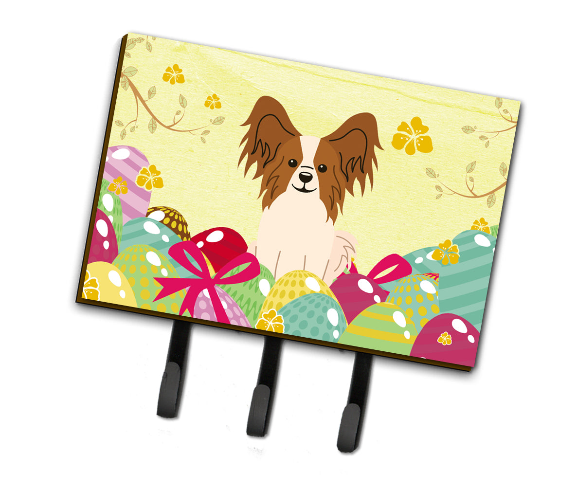 Easter Eggs Papillon Red White Leash or Key Holder BB6078TH68  the-store.com.