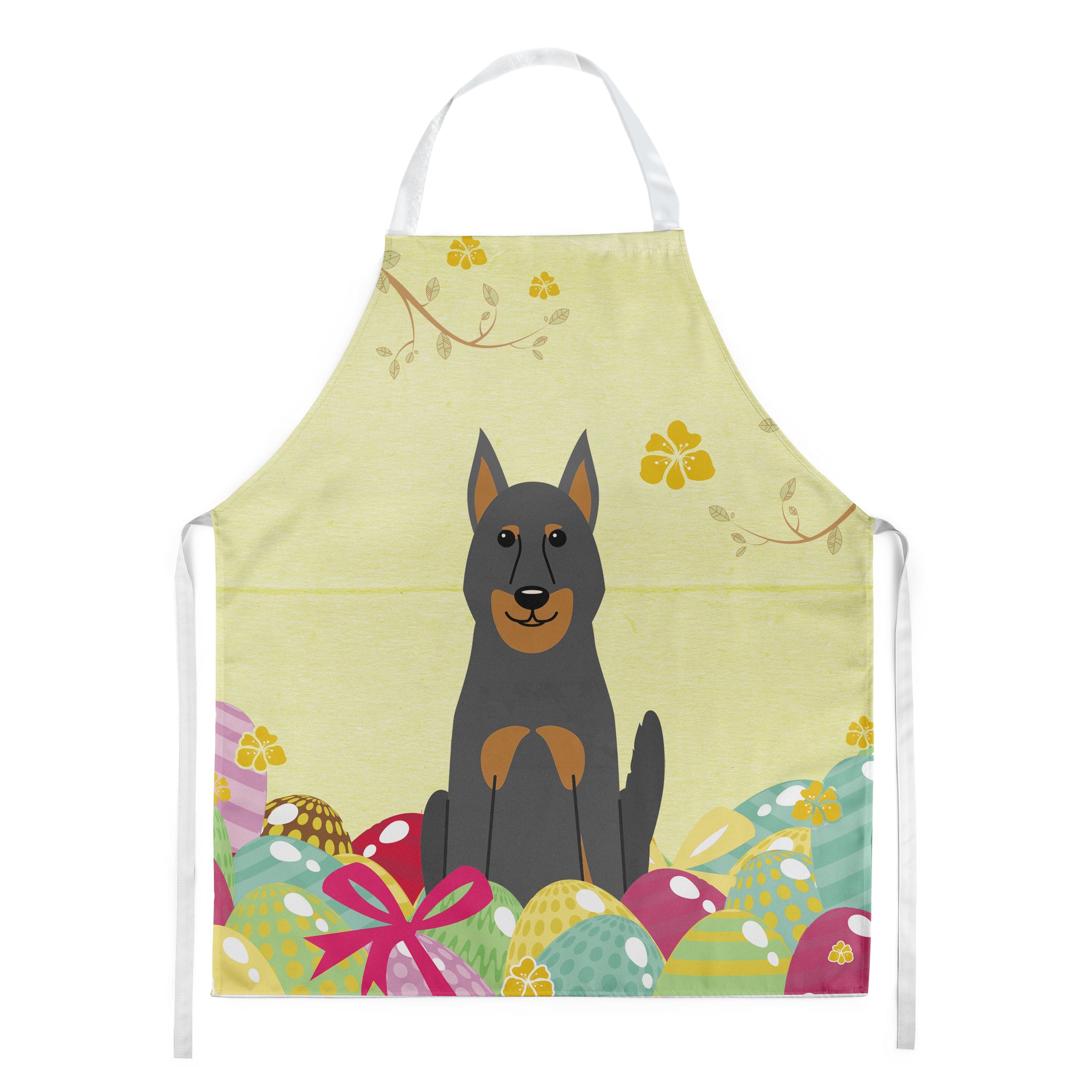 Easter Eggs Beauce Shepherd Dog Apron BB6080APRON  the-store.com.