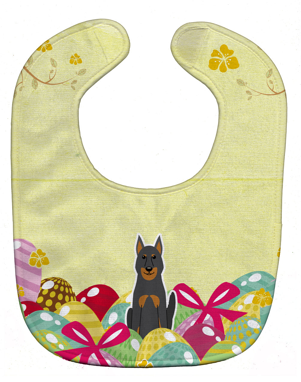 Easter Eggs Beauce Shepherd Dog Baby Bib BB6080BIB - the-store.com