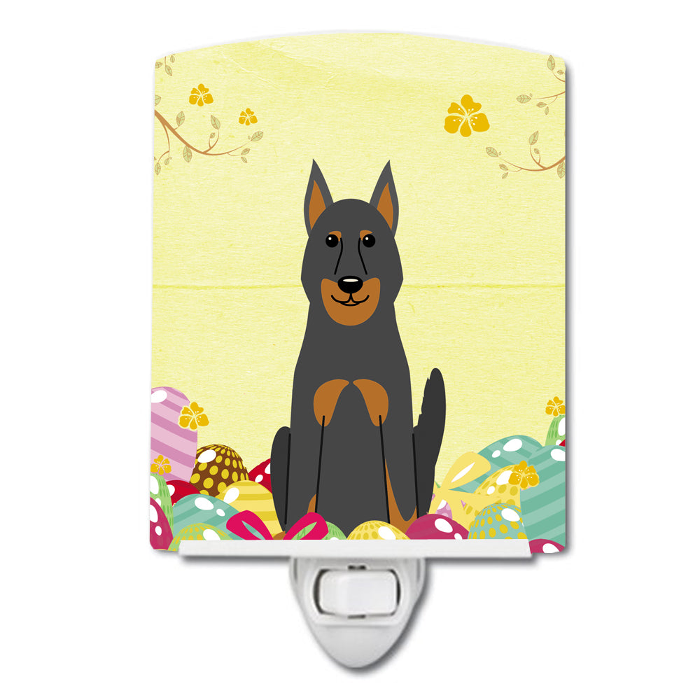 Easter Eggs Beauce Shepherd Dog Ceramic Night Light BB6080CNL - the-store.com