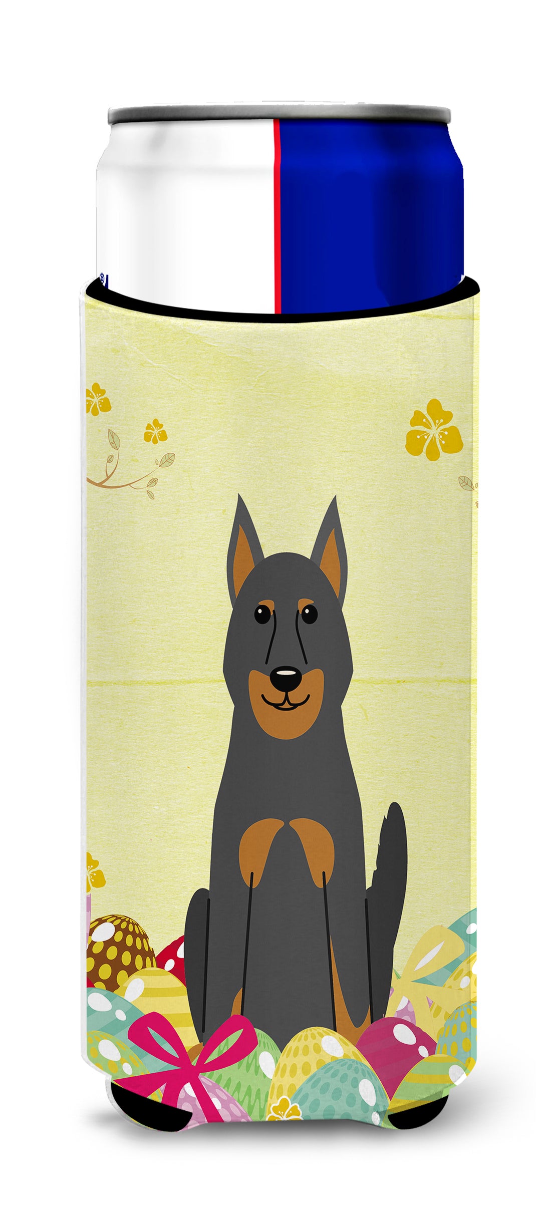 Easter Eggs Beauce Shepherd Dog  Ultra Hugger for slim cans BB6080MUK  the-store.com.