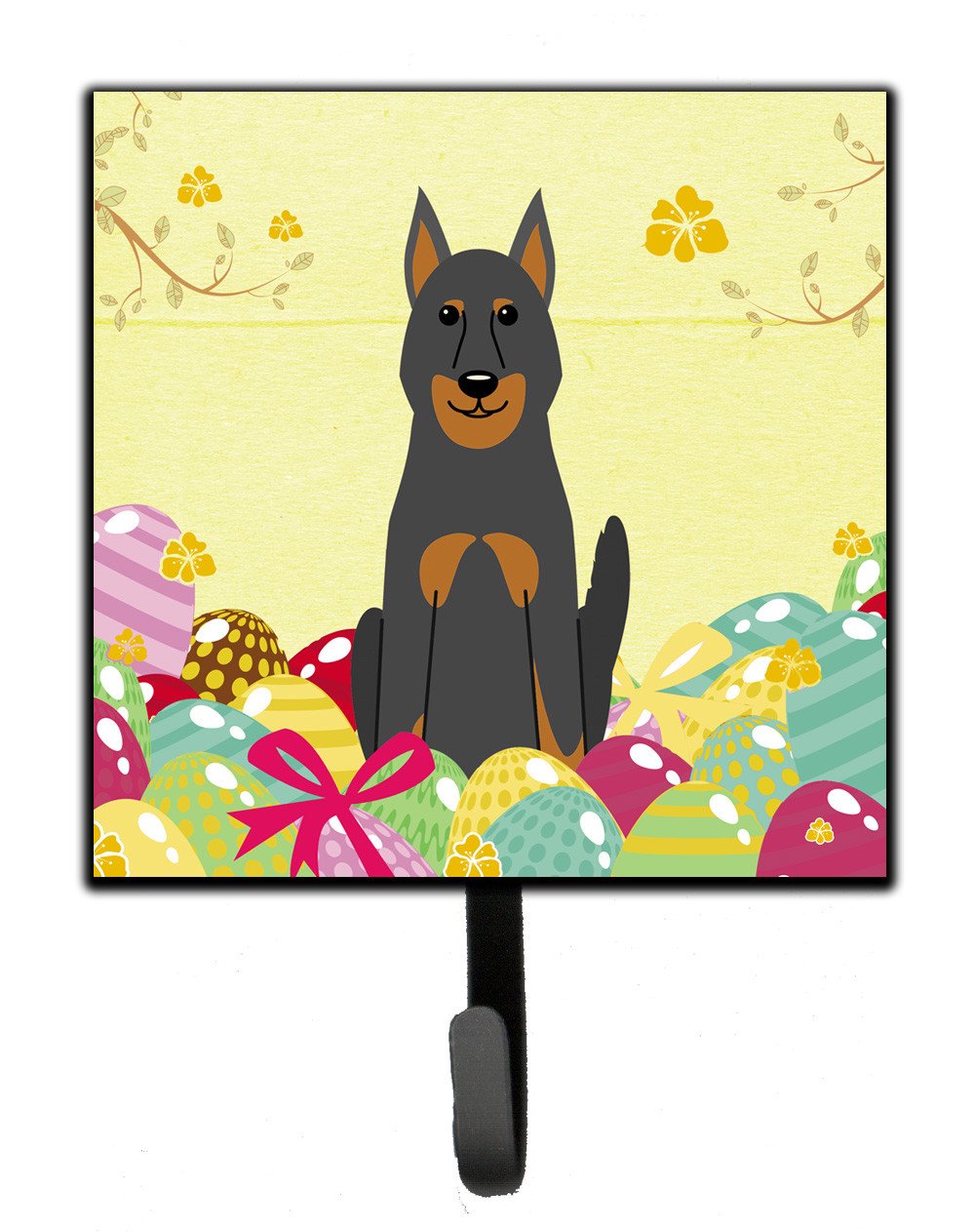 Easter Eggs Beauce Shepherd Dog Leash or Key Holder BB6080SH4 by Caroline's Treasures