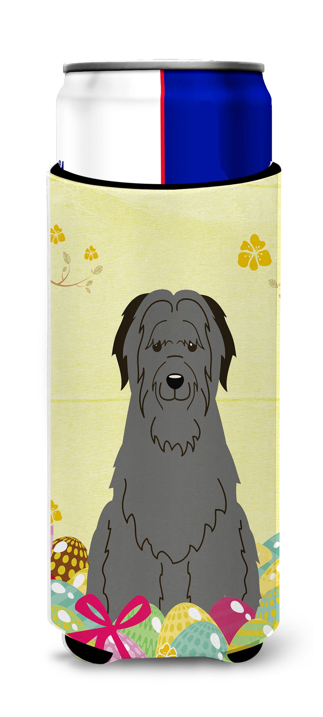 Easter Eggs Briard Black  Ultra Hugger for slim cans BB6081MUK  the-store.com.