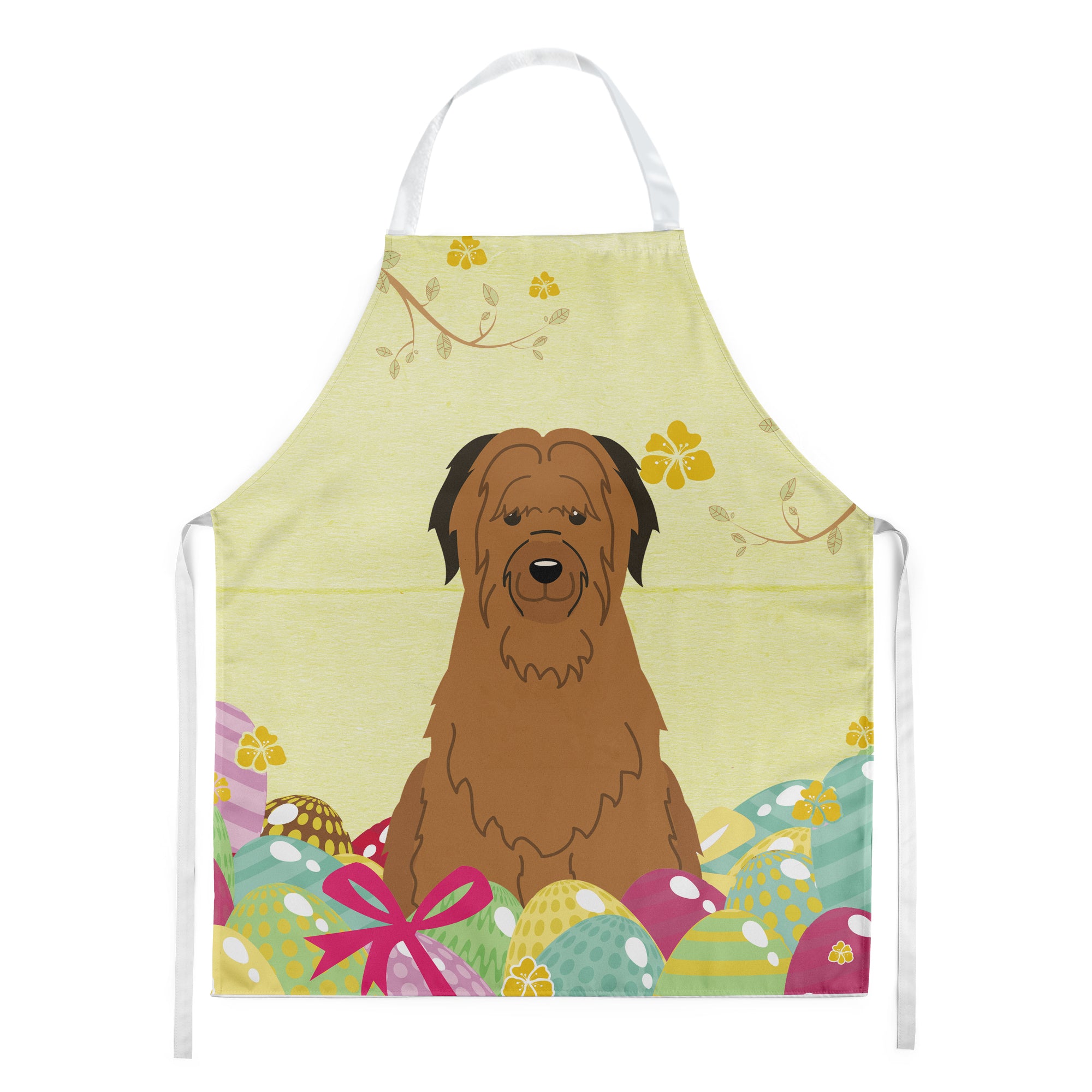 Easter Eggs Briard Brown Apron BB6082APRON  the-store.com.