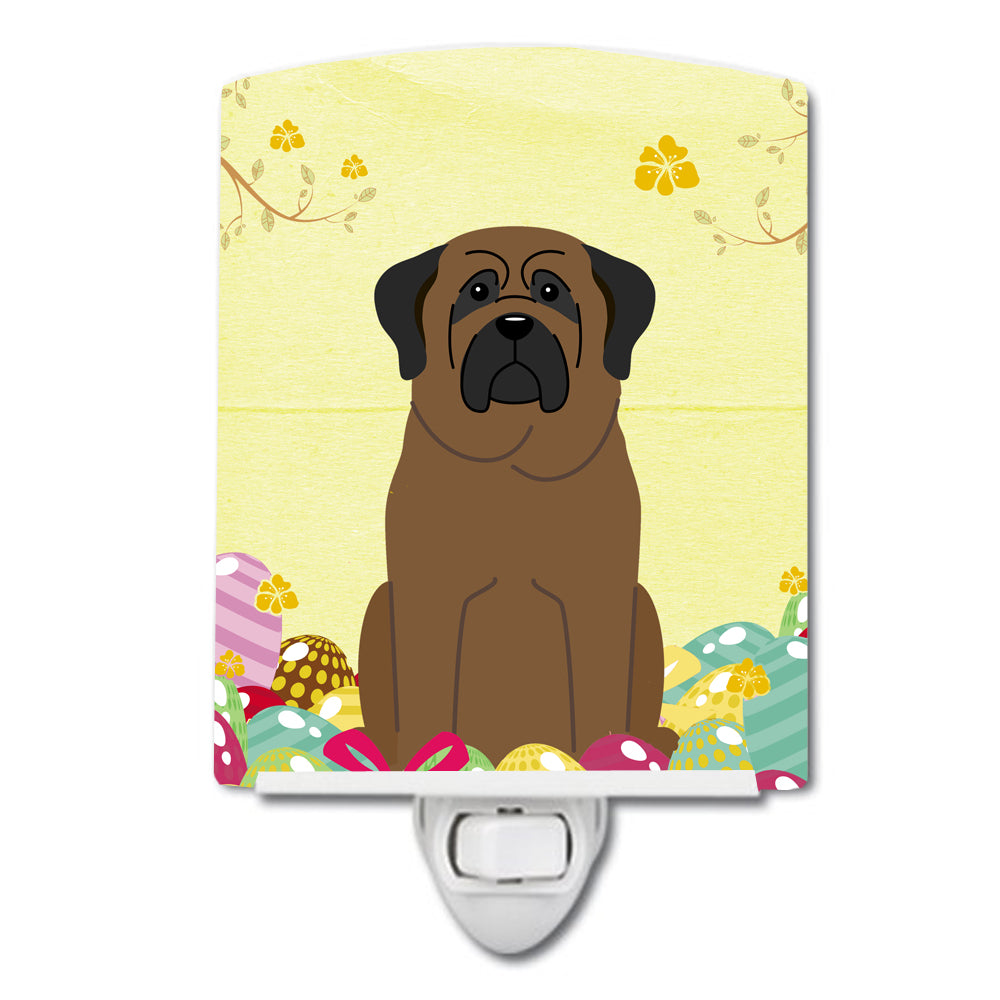 Easter Eggs Bullmastiff Ceramic Night Light BB6084CNL - the-store.com