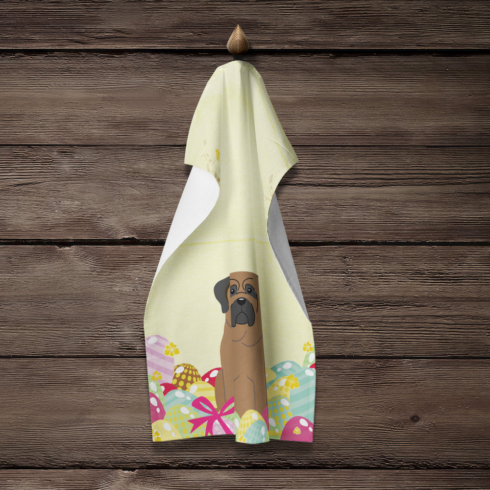 Easter Eggs Bullmastiff Kitchen Towel BB6084KTWL - the-store.com