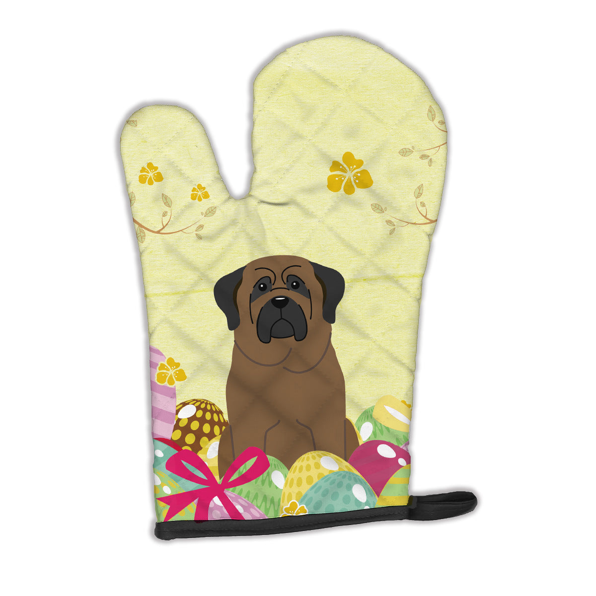 Easter Eggs Bullmastiff Oven Mitt BB6084OVMT  the-store.com.