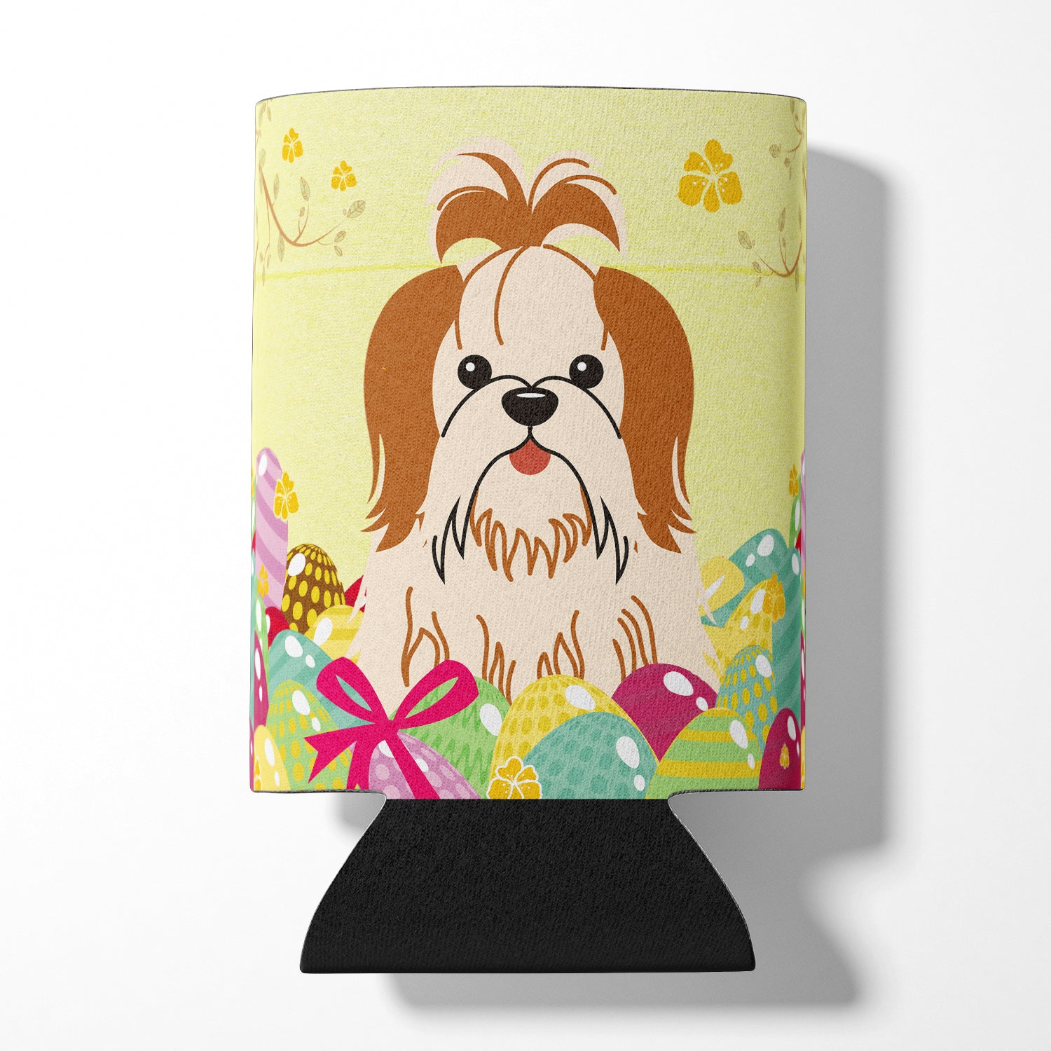 Easter Eggs Shih Tzu Red White Can or Bottle Hugger BB6087CC  the-store.com.