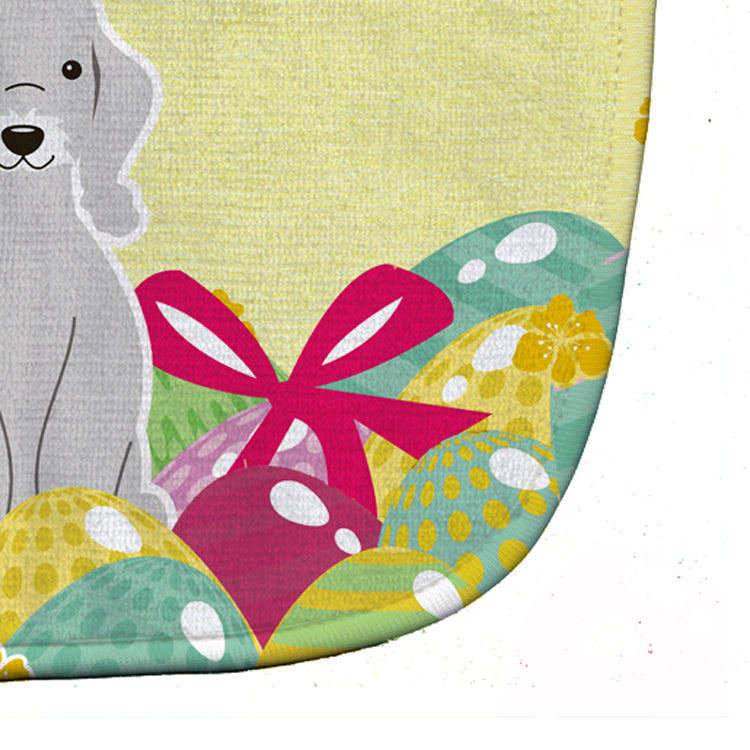 Easter Eggs Bedlington Terrier Blue Baby Bib BB6090BIB - the-store.com