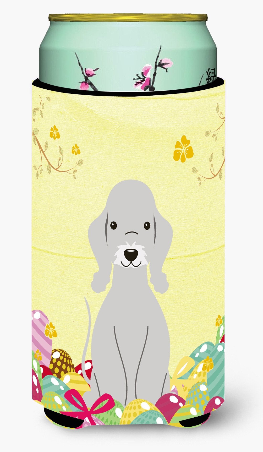 Easter Eggs Bedlington Terrier Blue Tall Boy Beverage Insulator Hugger BB6090TBC by Caroline&#39;s Treasures