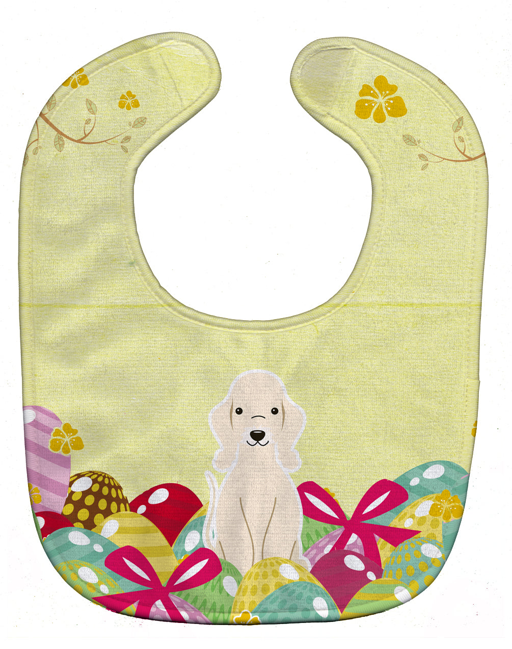 Easter Eggs Bedlington Terrier Sandy Baby Bib BB6091BIB - the-store.com