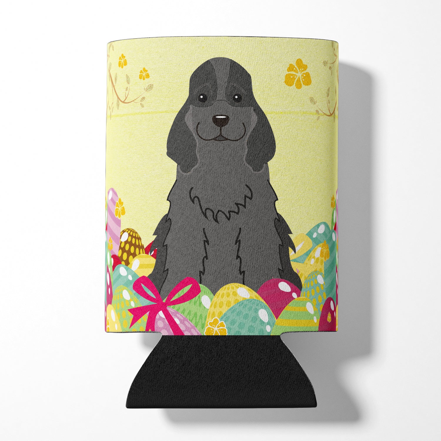 Easter Eggs Cocker Spaniel Black Can or Bottle Hugger BB6092CC  the-store.com.