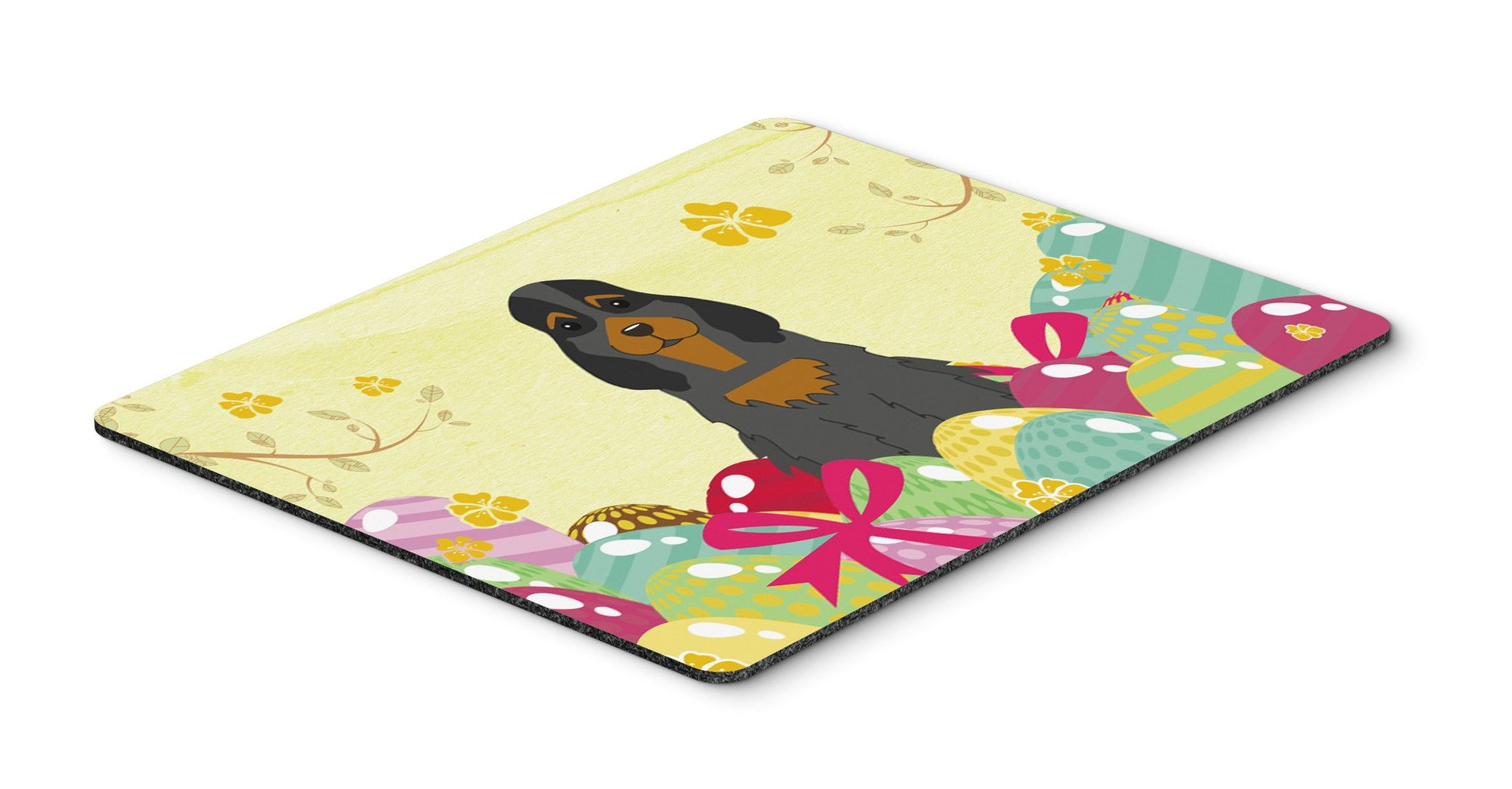 Easter Eggs Cocker Spaniel Black Tan Mouse Pad, Hot Pad or Trivet BB6093MP by Caroline's Treasures