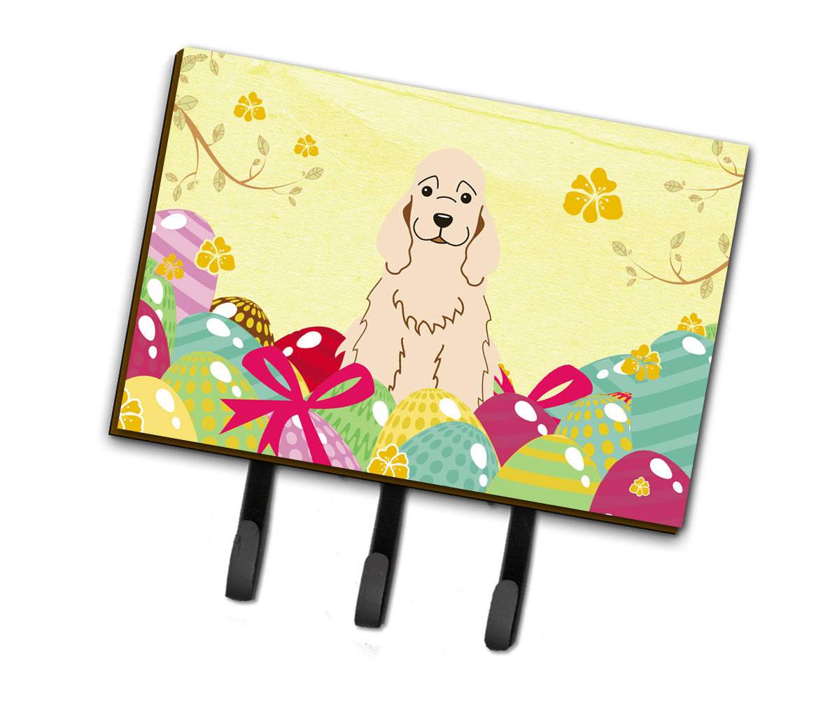 Easter Eggs Cocker Spaniel Buff Leash or Key Holder BB6094TH68  the-store.com.