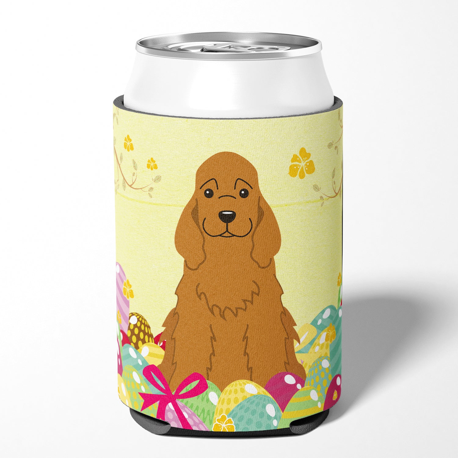 Easter Eggs Cocker Spaniel Red Can or Bottle Hugger BB6095CC  the-store.com.