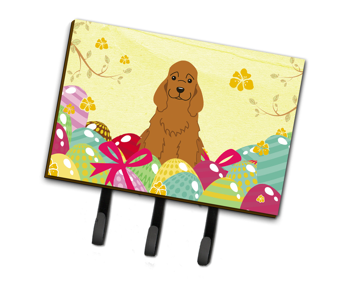 Easter Eggs Cocker Spaniel Red Leash or Key Holder BB6095TH68  the-store.com.