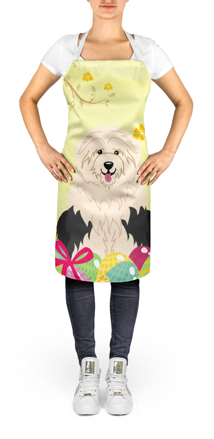 Easter Eggs Old English Sheepdog Apron BB6096APRON  the-store.com.