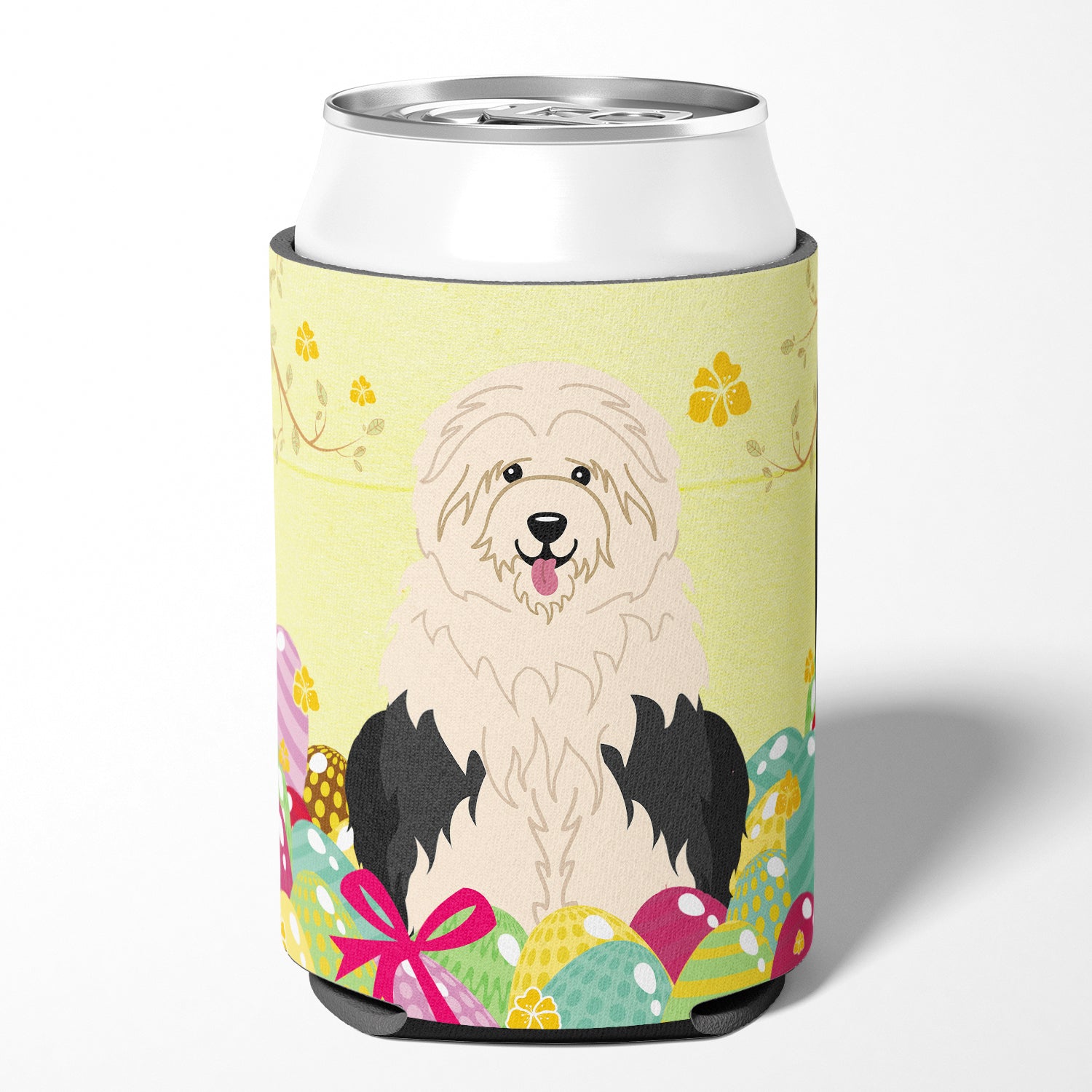 Easter Eggs Old English Sheepdog Can or Bottle Hugger BB6096CC  the-store.com.