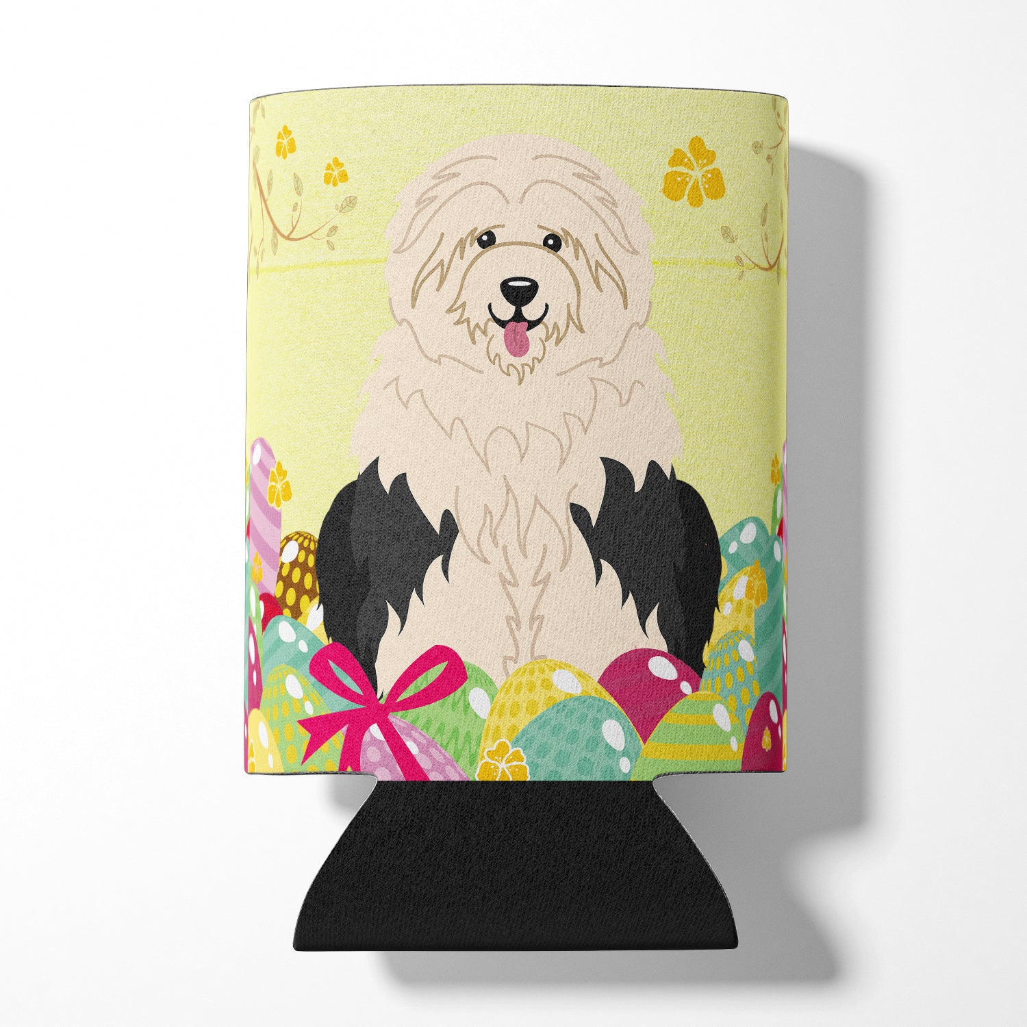 Easter Eggs Old English Sheepdog Can or Bottle Hugger BB6096CC  the-store.com.