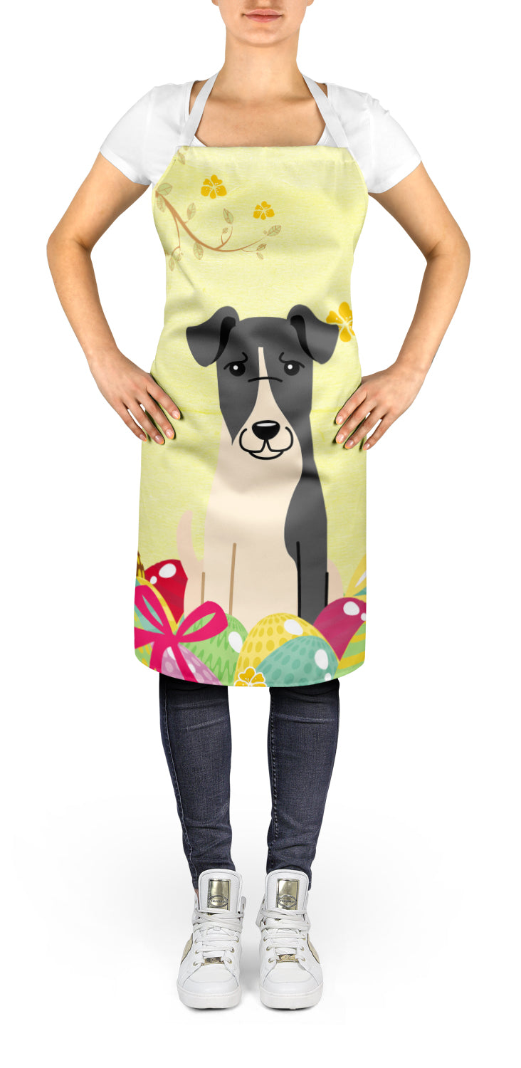 Easter Eggs Smooth Fox Terrier Apron BB6098APRON  the-store.com.