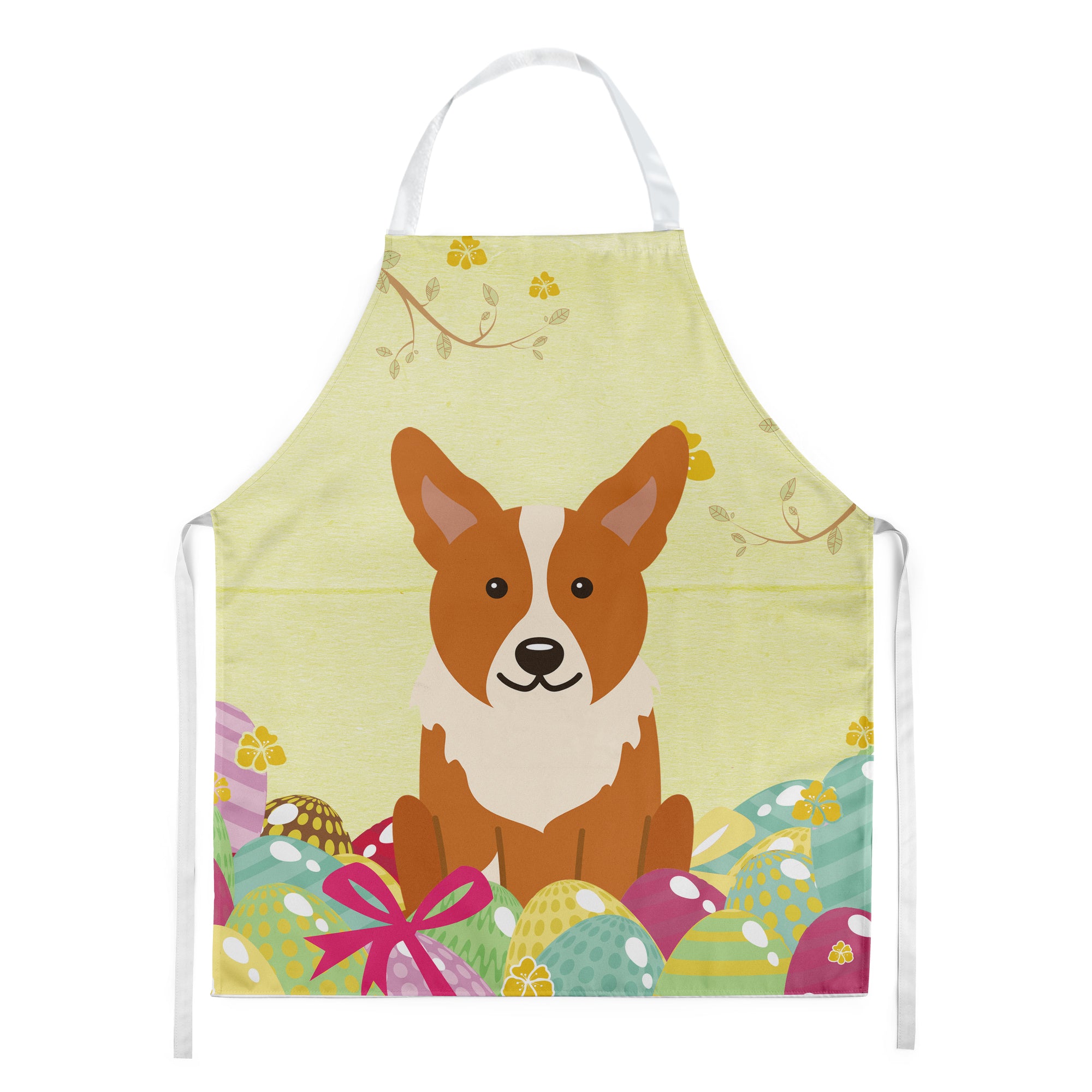 Easter Eggs Corgi Apron BB6100APRON  the-store.com.