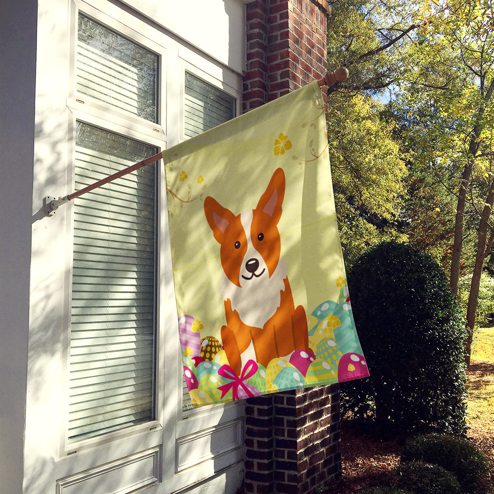 Easter Eggs Corgi Flag Canvas House Size BB6100CHF  the-store.com.