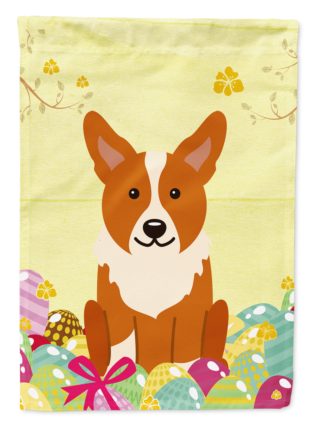 Easter Eggs Corgi Flag Garden Size BB6100GF  the-store.com.