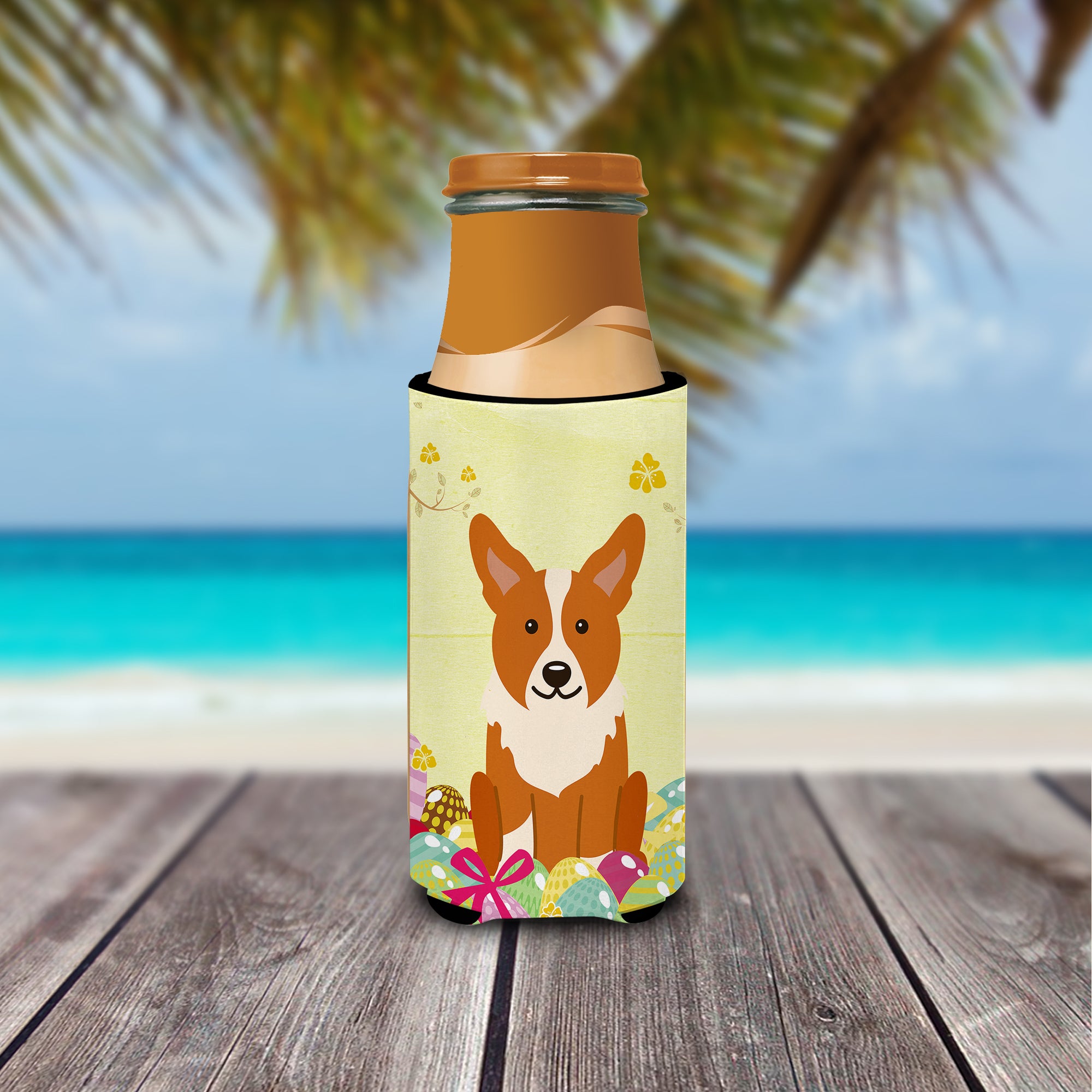 Easter Eggs Corgi  Ultra Hugger for slim cans BB6100MUK  the-store.com.