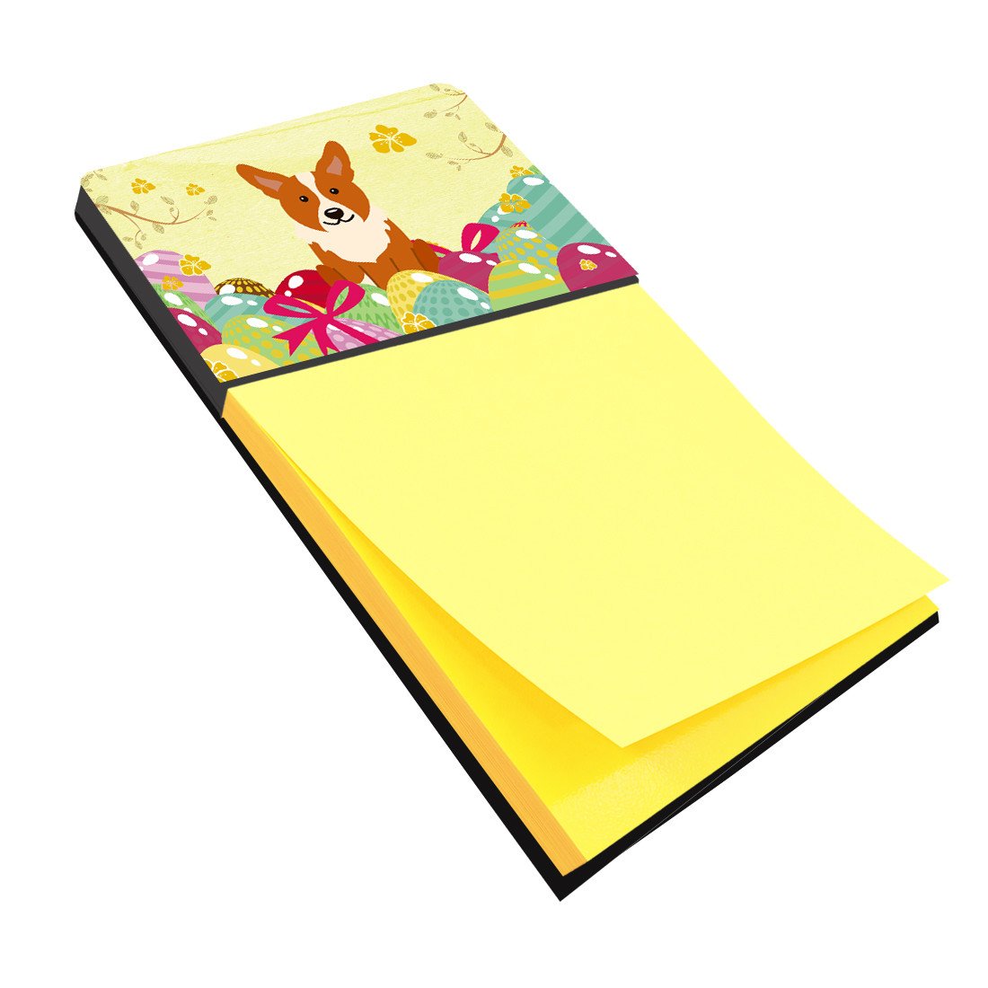 Easter Eggs Corgi Sticky Note Holder BB6100SN by Caroline&#39;s Treasures