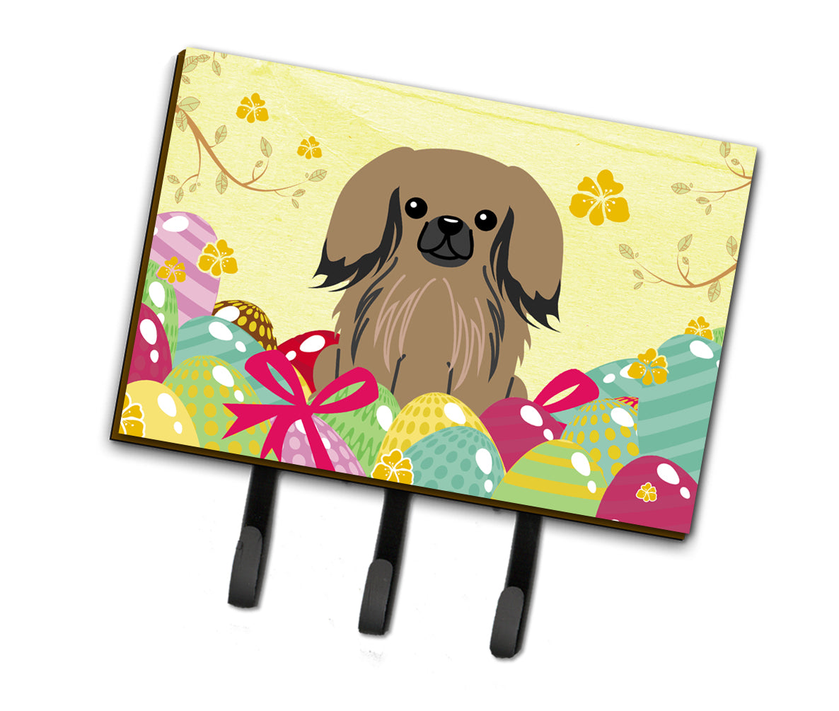 Easter Eggs Pekingnese Tan Leash or Key Holder BB6102TH68  the-store.com.