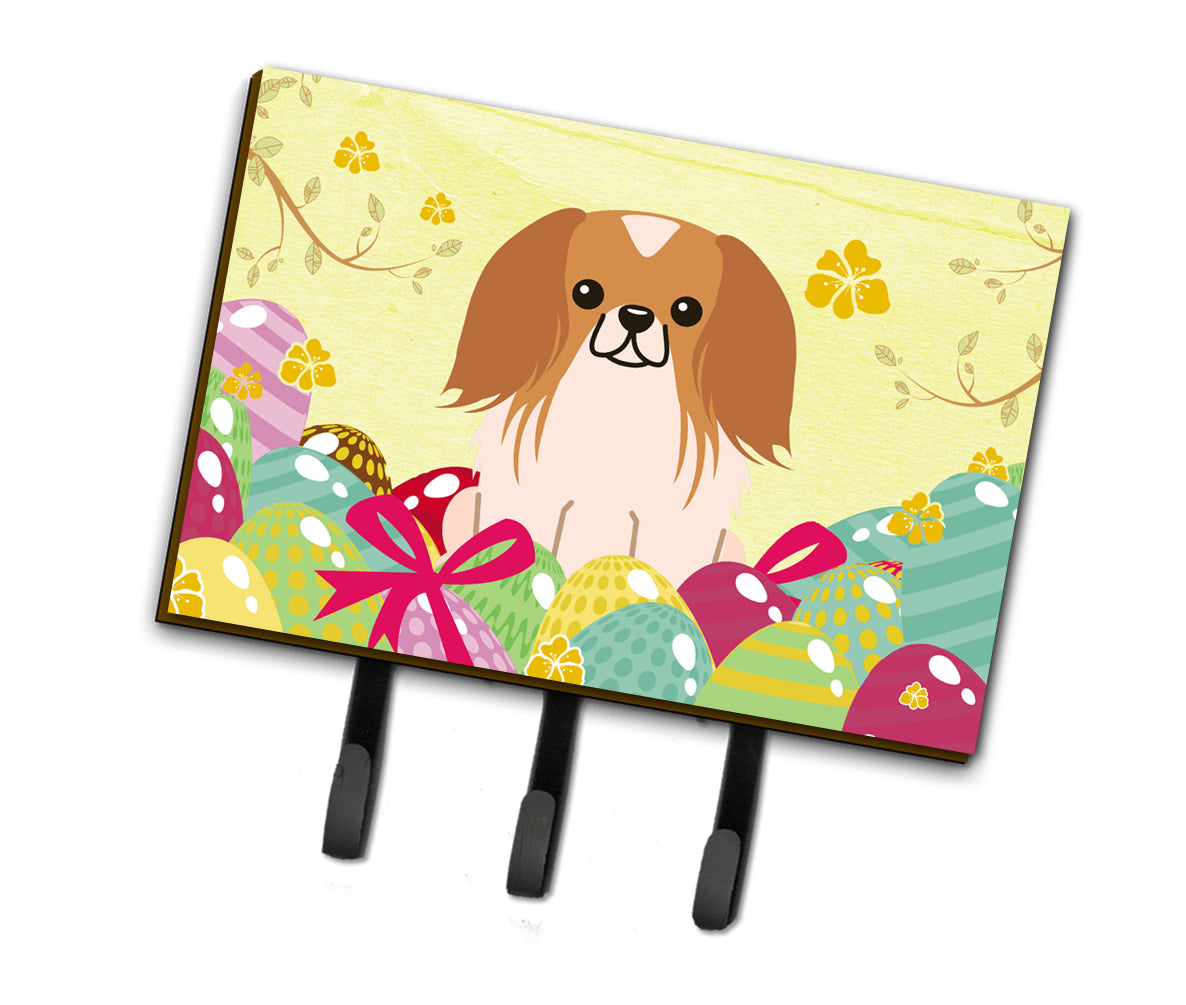 Easter Eggs Pekingnese Red White Leash or Key Holder BB6103TH68  the-store.com.