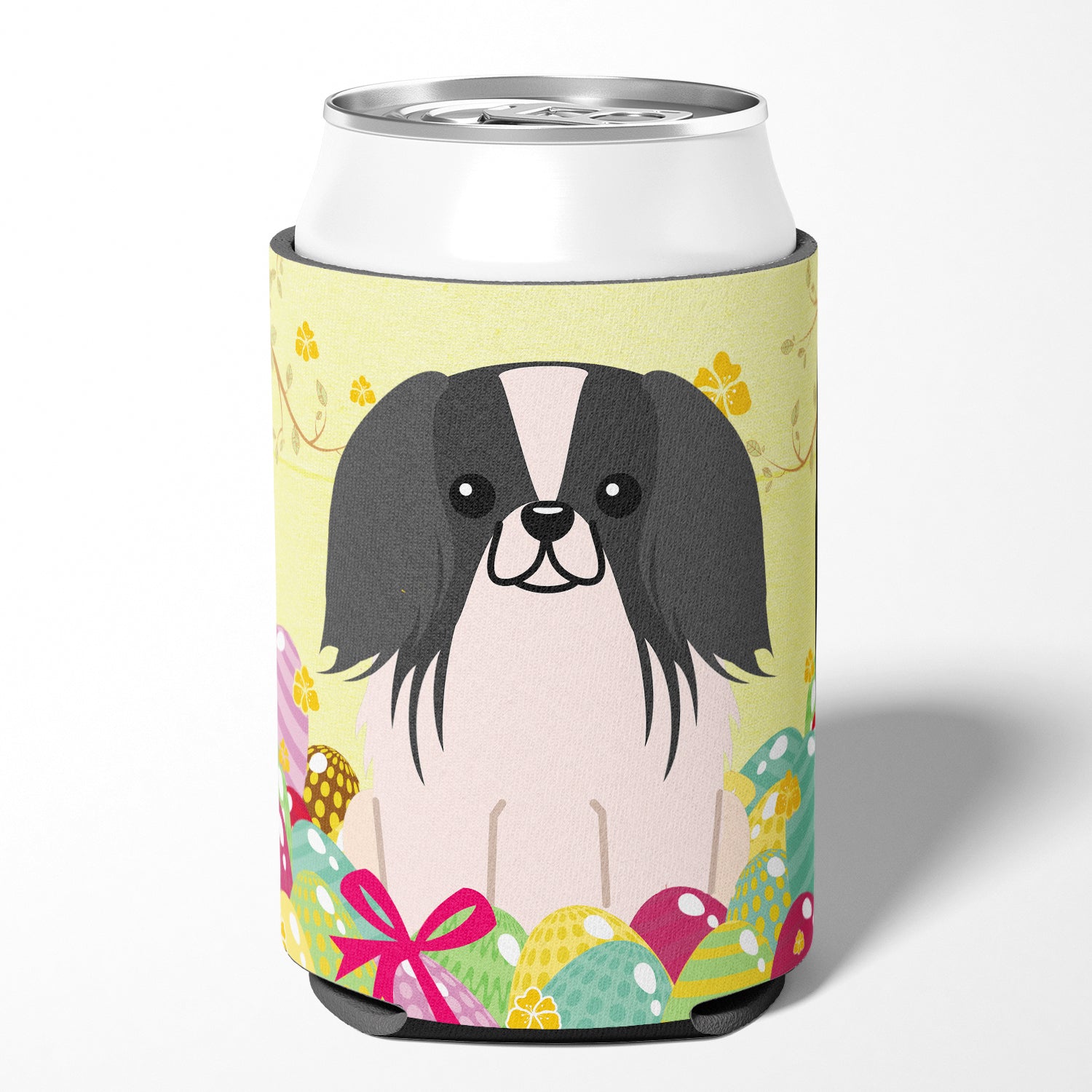 Easter Eggs Pekingnese Black White Can or Bottle Hugger BB6105CC  the-store.com.