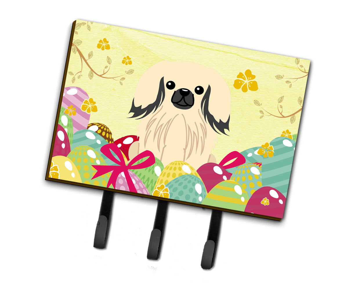 Easter Eggs Pekingnese Cream Leash or Key Holder BB6106TH68  the-store.com.