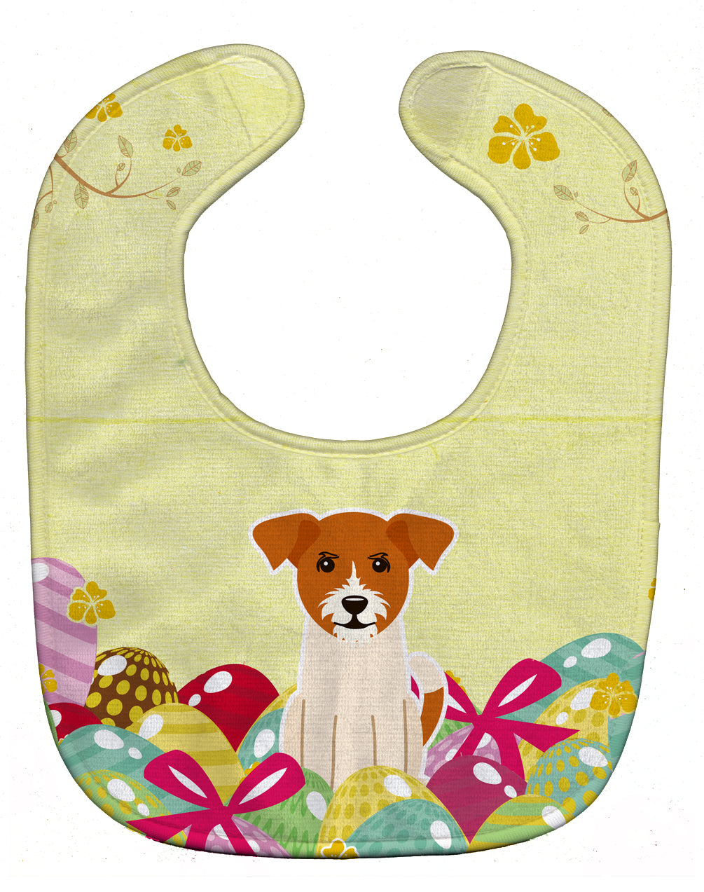 Easter Eggs Jack Russell Terrier Baby Bib BB6108BIB - the-store.com