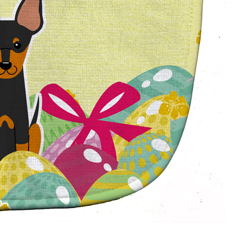 Easter Eggs English Toy Terrier Baby Bib BB6109BIB - the-store.com