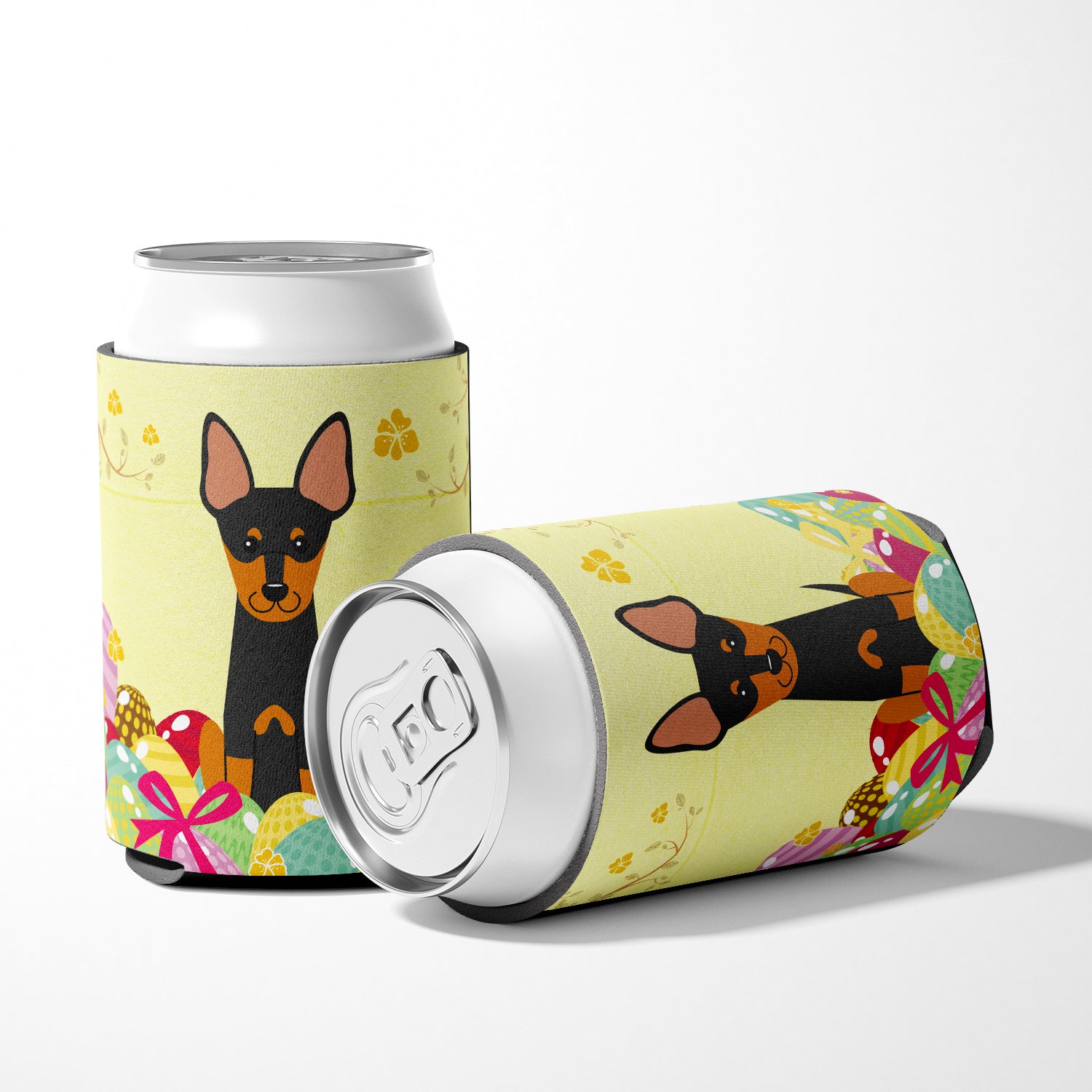 Easter Eggs English Toy Terrier Can or Bottle Hugger BB6109CC  the-store.com.