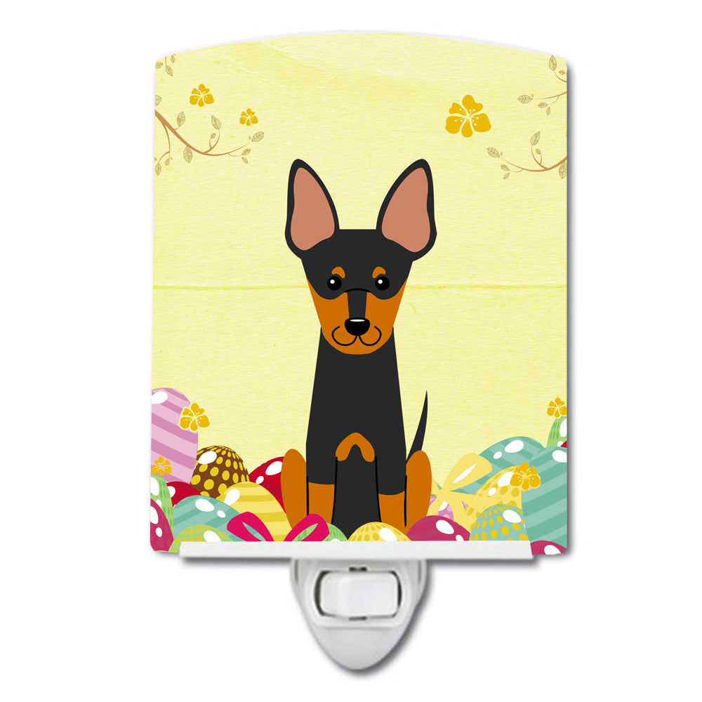 Easter Eggs English Toy Terrier Ceramic Night Light BB6109CNL - the-store.com