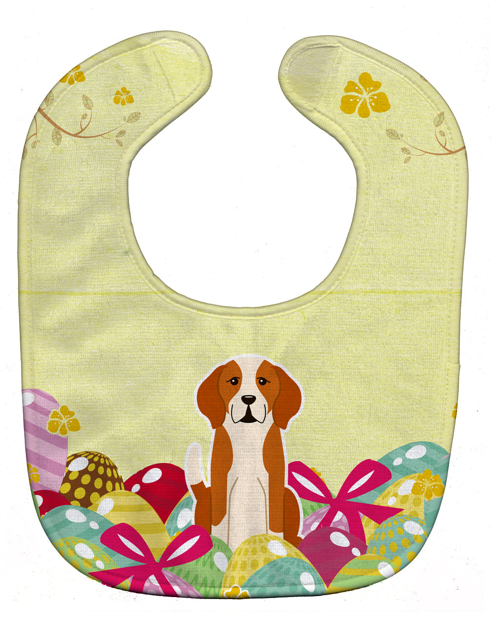 Easter Eggs English Foxhound Baby Bib BB6110BIB - the-store.com