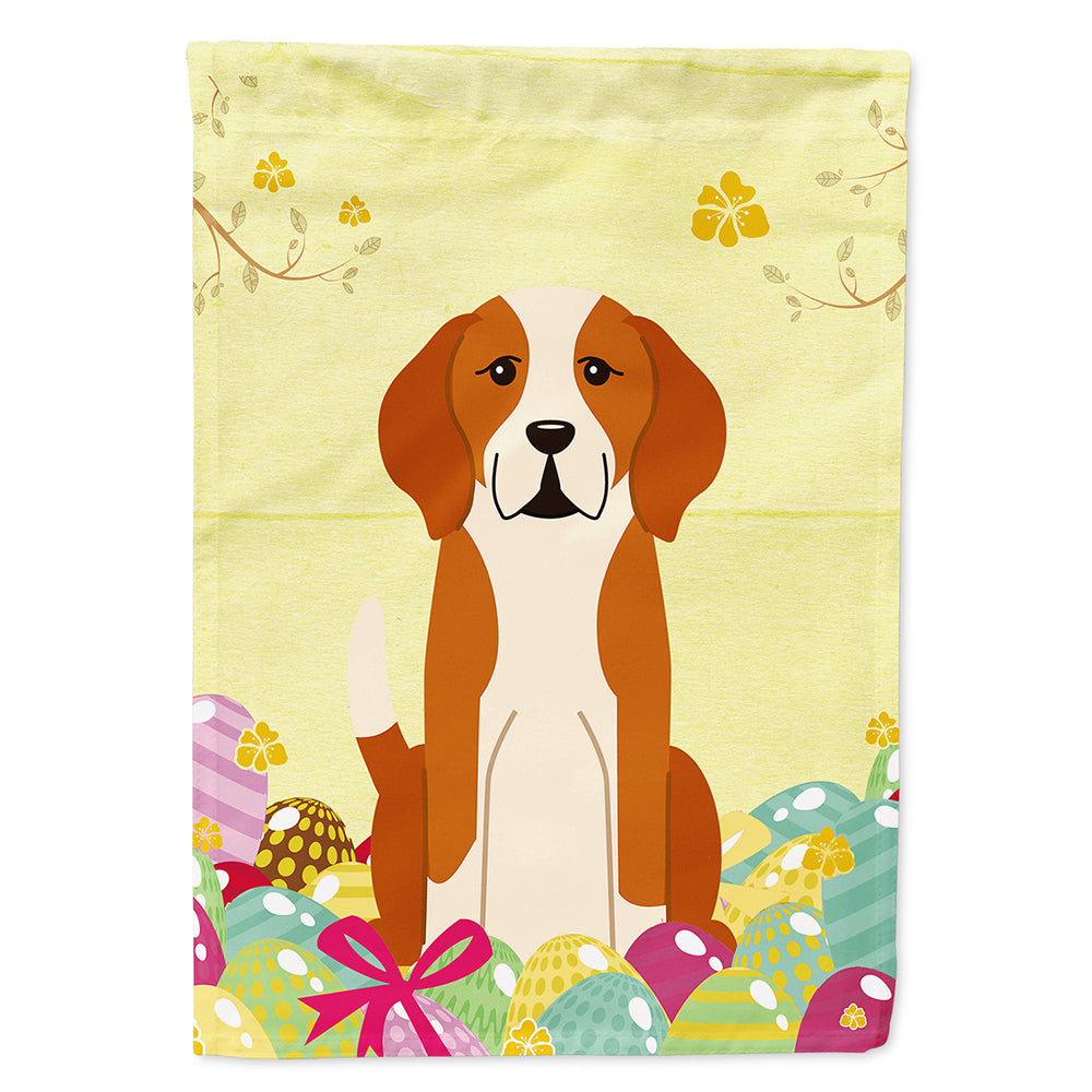 Easter Eggs English Foxhound Flag Canvas House Size BB6110CHF  the-store.com.