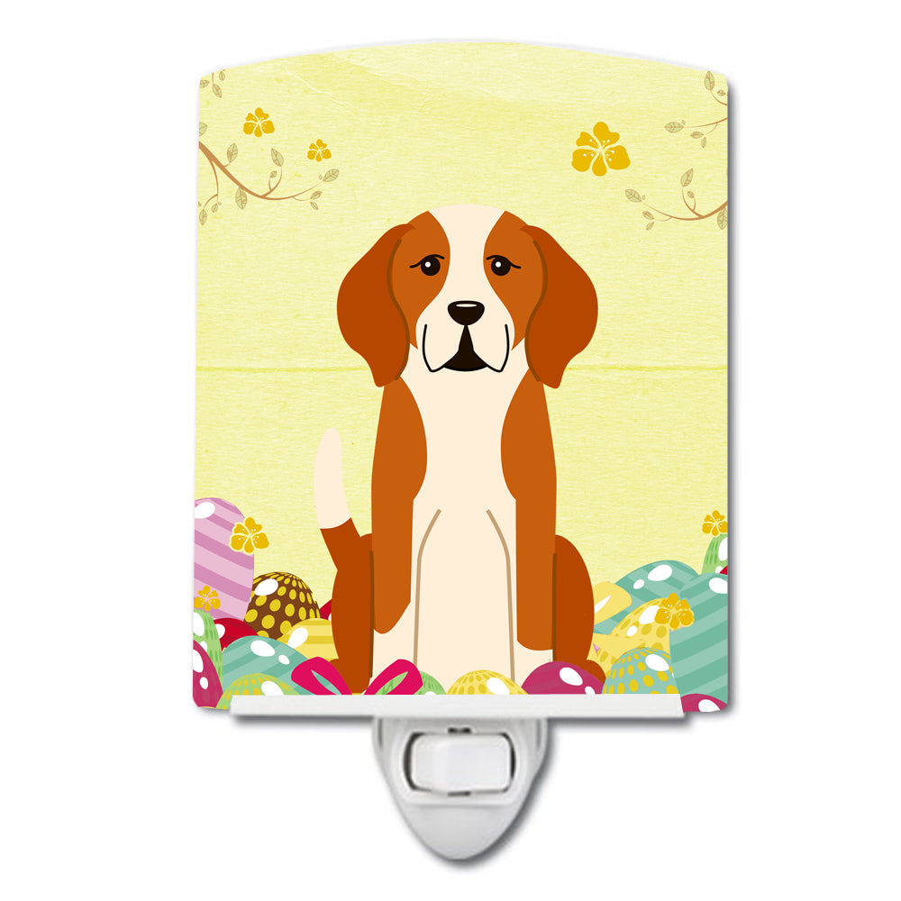 Easter Eggs English Foxhound Ceramic Night Light BB6110CNL - the-store.com