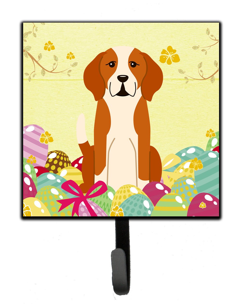 Easter Eggs English Foxhound Leash or Key Holder BB6110SH4 by Caroline's Treasures