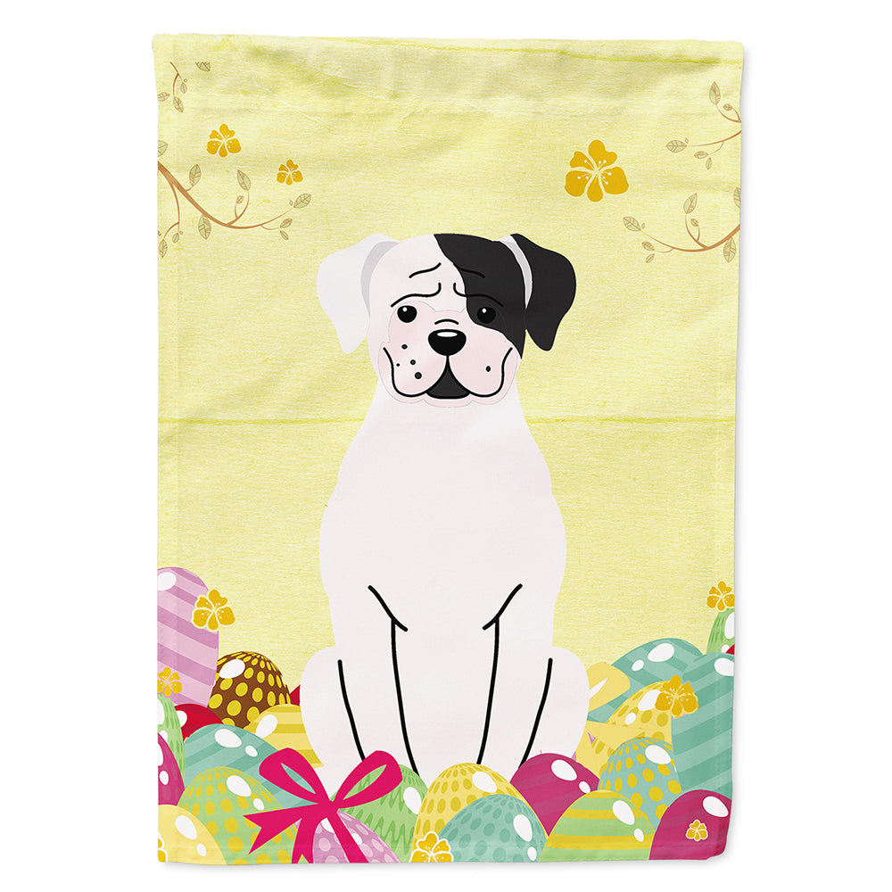 Easter Eggs White Boxer Cooper Flag Canvas House Size BB6114CHF  the-store.com.