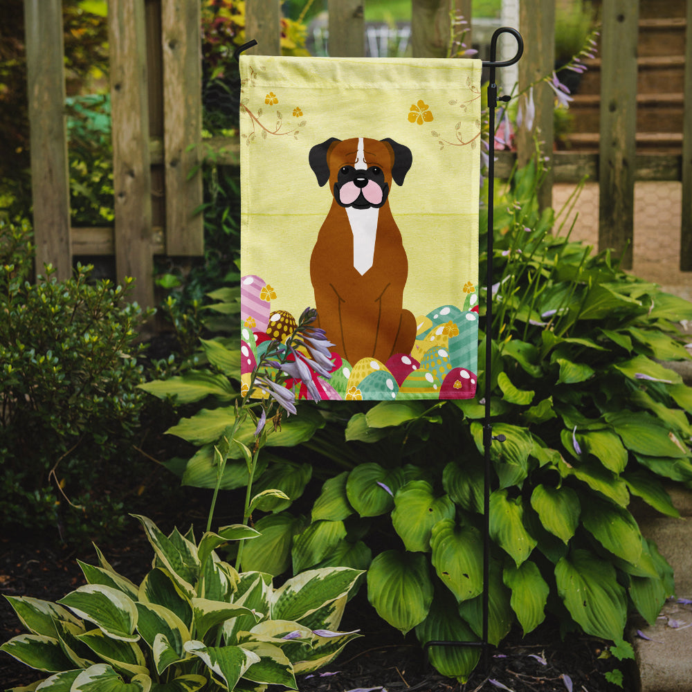 Easter Eggs Flashy Fawn Boxer Flag Garden Size BB6116GF  the-store.com.