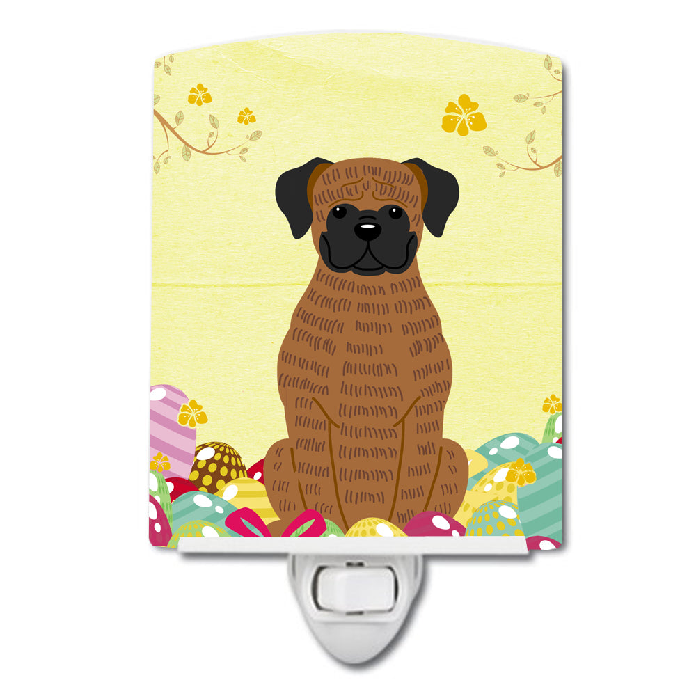 Easter Eggs Brindle Boxer Ceramic Night Light BB6117CNL - the-store.com